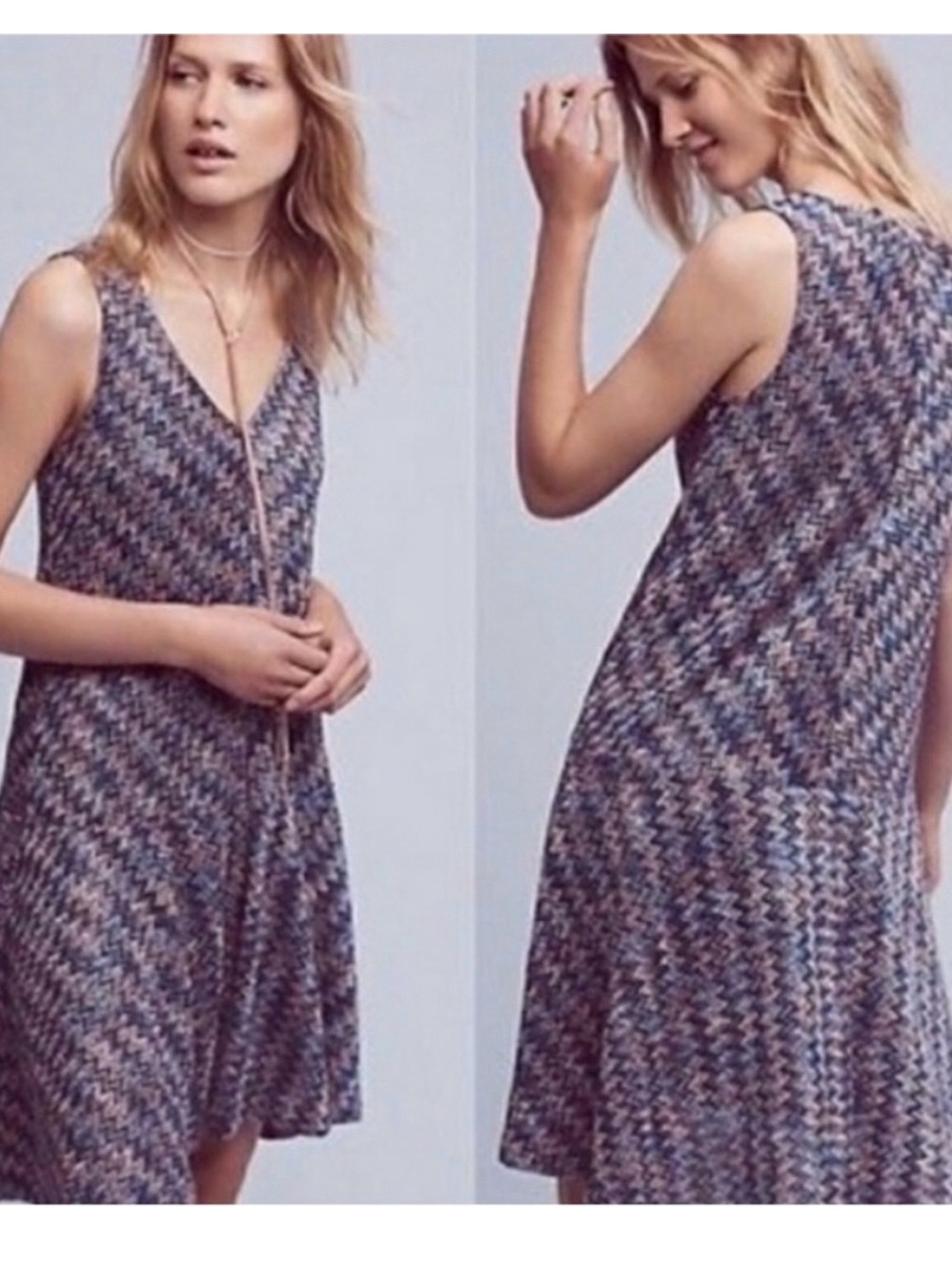 Maeve Chevron Knit Dress